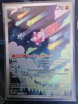 Pokemon TCG Minior Paradox Rift 201/182 Holo Illustration Rare - Image 1