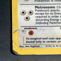 Pokemon TCG Clefairy Holo Base Set 5/102 - Heavily Played - Image 2