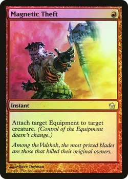Fifth Dawn MTG FOIL Magnetic Theft Magic - Image 1
