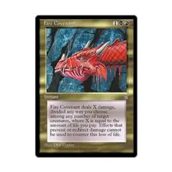 WOTC MtG Ice Age Fire Covenant (U) VG - Image 1