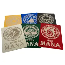 MTG Metal Tokens (Select Style) . Premium Magic the Gathering Monarch Treasure - Image 1