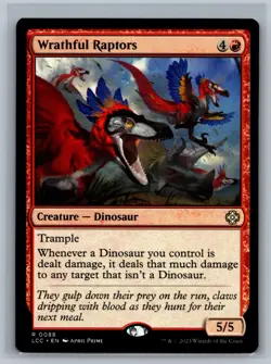 Magic MTG Commander: The Lost Caverns of Ixalan Wrathful Raptors #0088 TCG CCG - Image 1