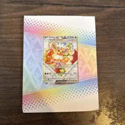 Eevee EX SVP 174 Pokemon TCG S&V Prismatic Evolutions UPC Black Star Promo - Image 1