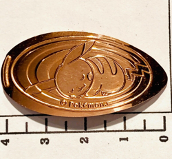 Pikachu Souvenir Medal Pokemon coin Very Rare From Japan Nintendo F/S - Image 1