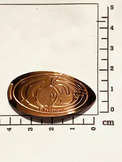 Pikachu Souvenir Medal Pokemon coin Very Rare From Japan Nintendo F/S - Image 2