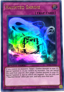 Haunted Shrine - SBTK-EN043 1st Edition Ultra Rare YuGiOh TCG Card - Image 1