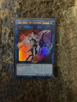 YUGIOH! GAIA SABER, THE LIGHTNING SHADOW BLRR-EN087 ULTRA 1st - Image 1
