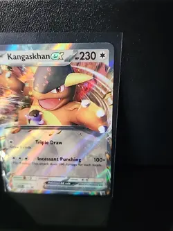 Pokemon Scarlet & Violet Black Star Promo #55 Kangaskhan EX Holo Card - Image 3