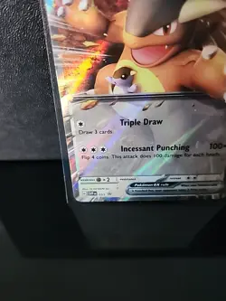 Pokemon Scarlet & Violet Black Star Promo #55 Kangaskhan EX Holo Card - Image 5