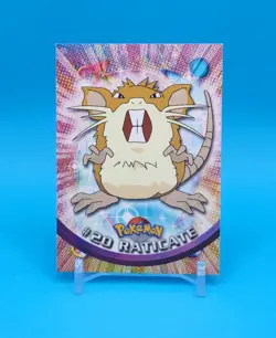 Pokemon Card - Raticate #20 - Topps Series 1 - Red Logo - Image 1