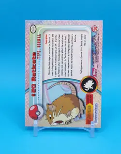 Pokemon Card - Raticate #20 - Topps Series 1 - Red Logo - Image 4