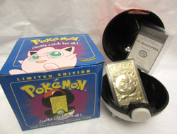 VTG Jigglypuff Pokemon Gotta Catch em' All, 23k Gold Plated Trading Card in Box - Image 1