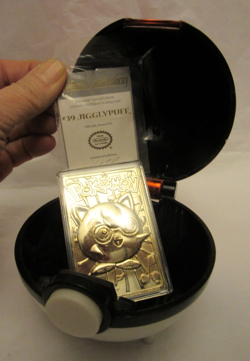 VTG Jigglypuff Pokemon Gotta Catch em' All, 23k Gold Plated Trading Card in Box - Image 2