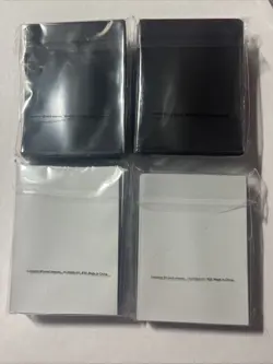 Pokemon Black Bolt White Flare ETB Card Sleeves 65 Count 4 Packs Sealed - Image 2