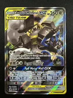 Pokemon TCG Lucario & Melmetal GX Tag Team Card SM192 Promo Pokemon English - Image 1
