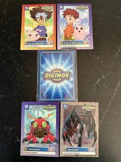Digimon Trading Cards - Lot of 4 2000 Upper Deck + Movie promo - Image 1