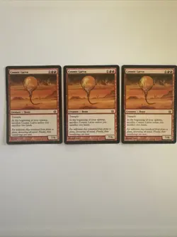 X3 Cosmic Larva Fifth Dawn Regular Magic The Gathering MTG LP See Pics - Image 1