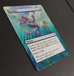 MTG - Magic: The Gathering - Ponder - Lorwyn (LRW) (LP) (ALTERED) - Image 3