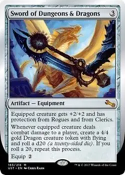 1 x Sword of Dungeons & Dragons - Unstable - NM-Mint - MTG - Image 1