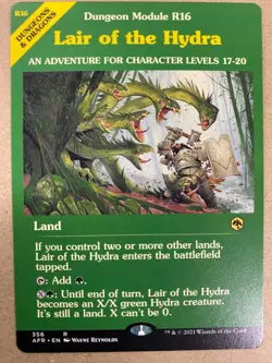 MTG 1x SHOWCASE Lair of the Hydra 356 R16 Dungeon Module Adventures Magic x1 NM - Image 1