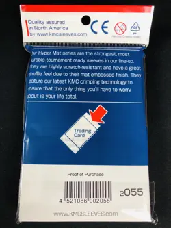 100 KMC HYPER MAT WHITE SLEEVES! Pokemon / MTG Standard Deck Cards Size (NEW) - Image 2