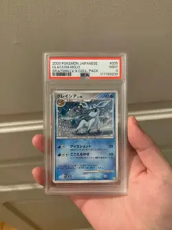Glaceon Pokemon 2009 Holo Shaymin lv.X Collection Pack Japanese 005/012 PSA 9 - Image 1