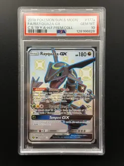 Rayquaza GX 177A/168 Alternate Art Holo Promo Pokemon TCG - PSA 10 Gem Mint - Image 1