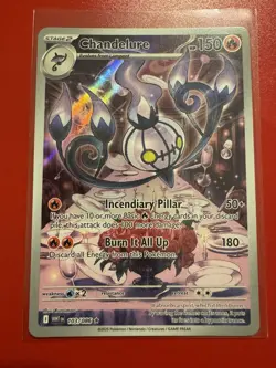 Pokemon TCG Chandelure IR 103/086 Sv: White Flare (WHT) NM English - Image 1