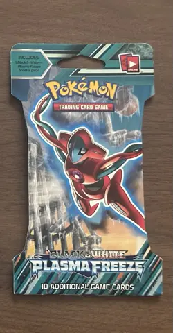 Pokemon 2013 Black White Plasma Freeze Sleeved Blister Pack Deoxys Art - Image 1