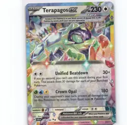 Terapagos ex - Double Rare SV07: Stellar Crown 128/142 NM Pokemon - Image 1