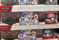 Pokemon Sealed 2025 Holiday Calendar! Pokemon TCG Destined Rivals JTG - Image 1