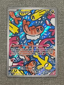 Pokemon TCG Tatsugiri 186/167 Scarlet & Violet Twilight Masquerade - #3 - Image 1