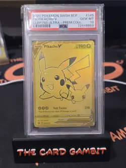 Pokemon TCG Pikachu V Celebrations Ultra Premium Collection PSA 10 - Image 1
