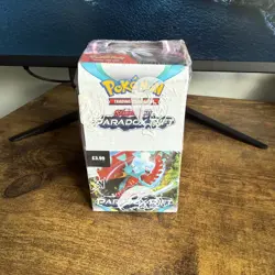 Pokemon TCG Paradox Rift Half Booster Box (18 Packs) Damaged Seal ⚠ - Image 1