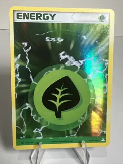 LP- Grass Energy 105/110 Holo Holon Phantoms AUTHENTIC Pokemon Card - Image 1