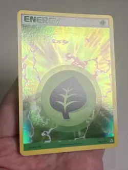 LP- Grass Energy 105/110 Holo Holon Phantoms AUTHENTIC Pokemon Card - Image 3