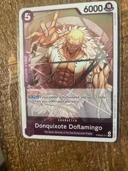 Donquixote Doflamingo PRB02-011 R ONE PIECE Card The Best 2 - ONE PIECE ENGLISH - Image 2