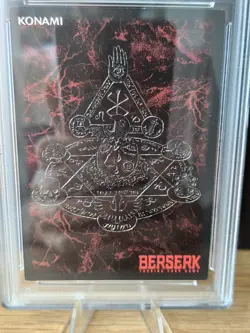 2003 Berserk Trading Card Game Vol 1 #029 Griffith Guard Destination PSA 8 - Image 2