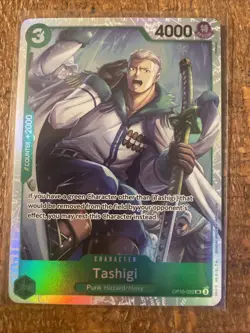 One Piece TCG Tashigi OP10-032 Royal Blood Super Rare Foil Card - Image 1