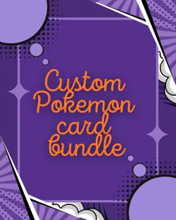 Custom Pokemon Card Bundle x 3 Cards - Image 1