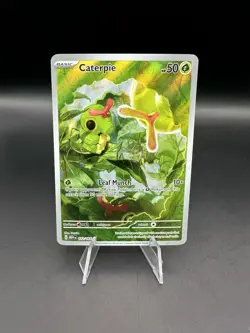 Caterpie 172/165 Scarlet & Violet 151 (MEW) NM Illustration Rare Pokemon Card - Image 1