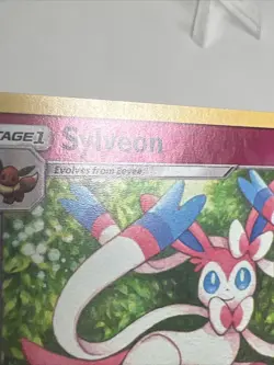 LP+ Sylveon 155/236 Reverse Holo SM Cosmic Eclipse AUTHENTIC Pokemon Card - Image 4