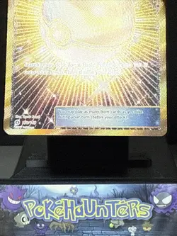Pokemon Card Nest Ball 158/149 Gold Secret Rare Sun & Moon Base Set Near Mint - Image 3