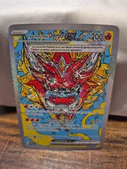 Pokemon Ogerpon EX Hearthflame Mask 148/131 Prismatic Evolutions Card - Image 1