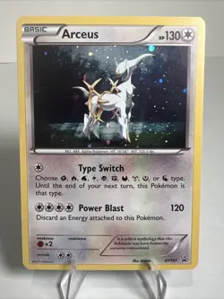 LP- Arceus XY197 Holo XY Promos AUTHENTIC Pokemon Card - Image 1