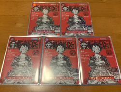 One Piece Card Game Luffy Promo Set of 5 One Piece Magazine Japanese NM/Mint - Image 1