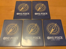 One Piece Card Game Luffy Promo Set of 5 One Piece Magazine Japanese NM/Mint - Image 2