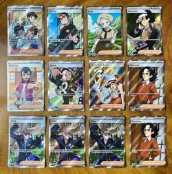 Pokemon TCG (Lot Of 12) Card Set TRAINER GALLERY Holo Shiny /131 Paldean NM/M - Image 1