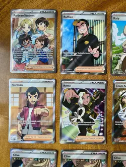 Pokemon TCG (Lot Of 12) Card Set TRAINER GALLERY Holo Shiny /131 Paldean NM/M - Image 2