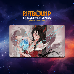 Riftbound Playmat [Ahri] League of Legends TCG Card Game (600x350x2mm) - Image 1